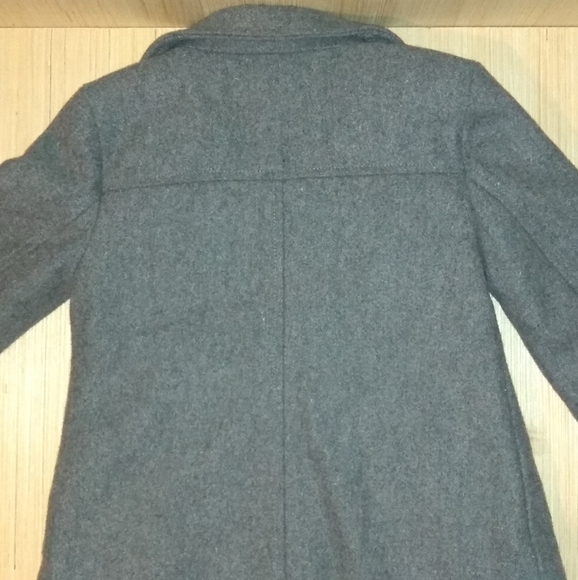 Old Navy Girls Gray Peacoat - Picture 5 of 5